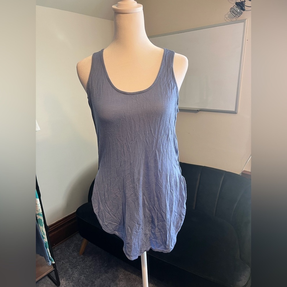 3/$15 Women's Blue Tank Top